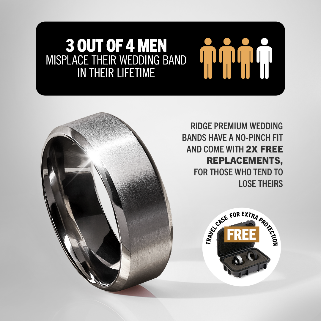 3 OUT OF 4 MEN MISPLACE THEIR WEDDING BAND